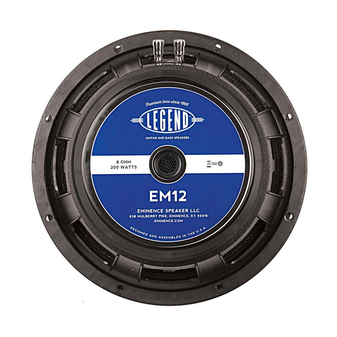 Eminence LEGENDEM12 12-Inch Speaker 200w 8 Ohm – Cecere's Music