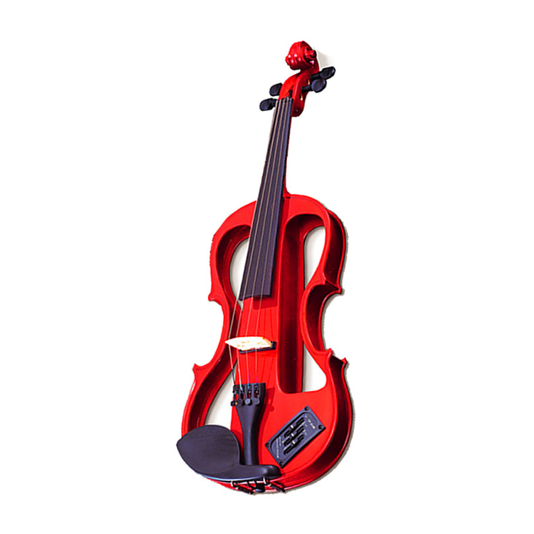 Violin Elec Carlo Giordano 4/4 Red – Cecere's Music