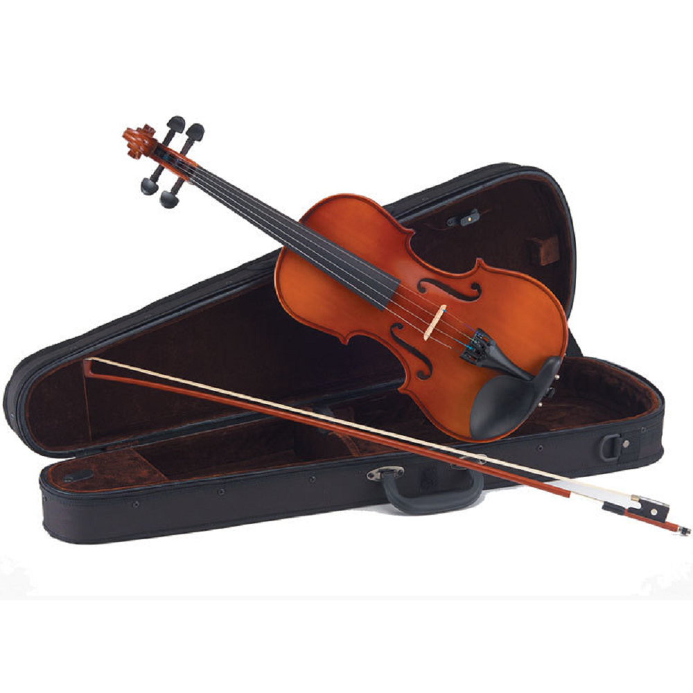 Carlo Giordano VS1K Series 4/4 Size Student Violin Outfit Includes