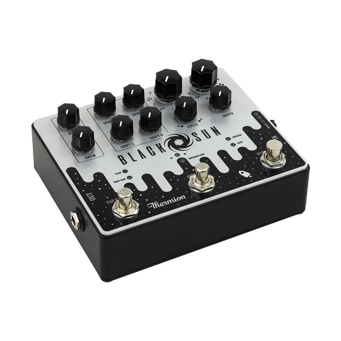 Thermion Black Sun Analog Rotophaser Guitar Pedal