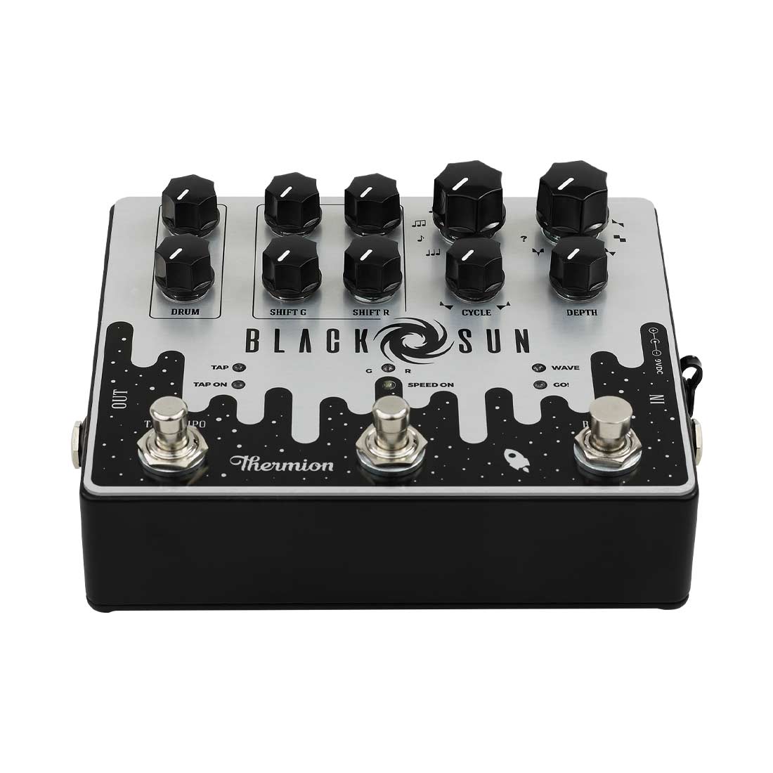 Thermion Black Sun Analog Rotophaser Guitar Pedal