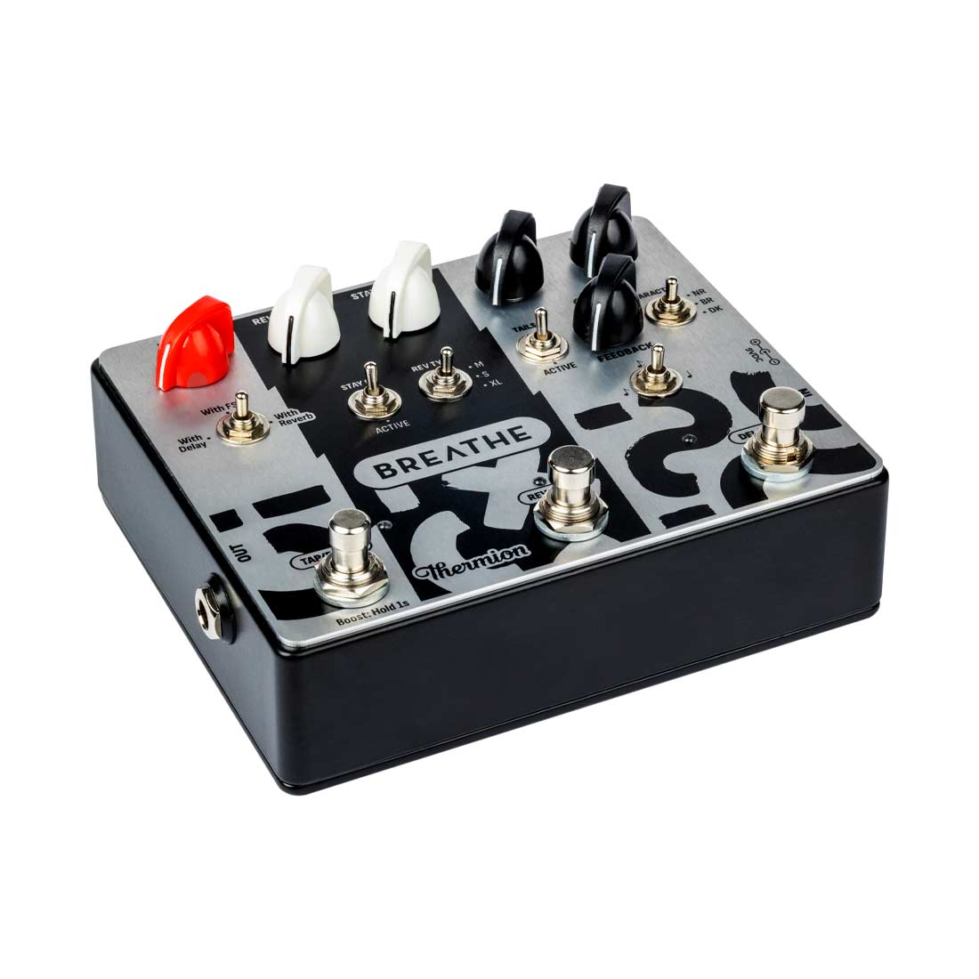 Thermion Breathe Tap Delay, Dual Reverb & Boost Guitar Pedal