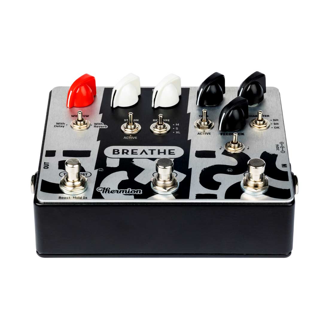 Thermion Breathe Tap Delay, Dual Reverb & Boost Guitar Pedal