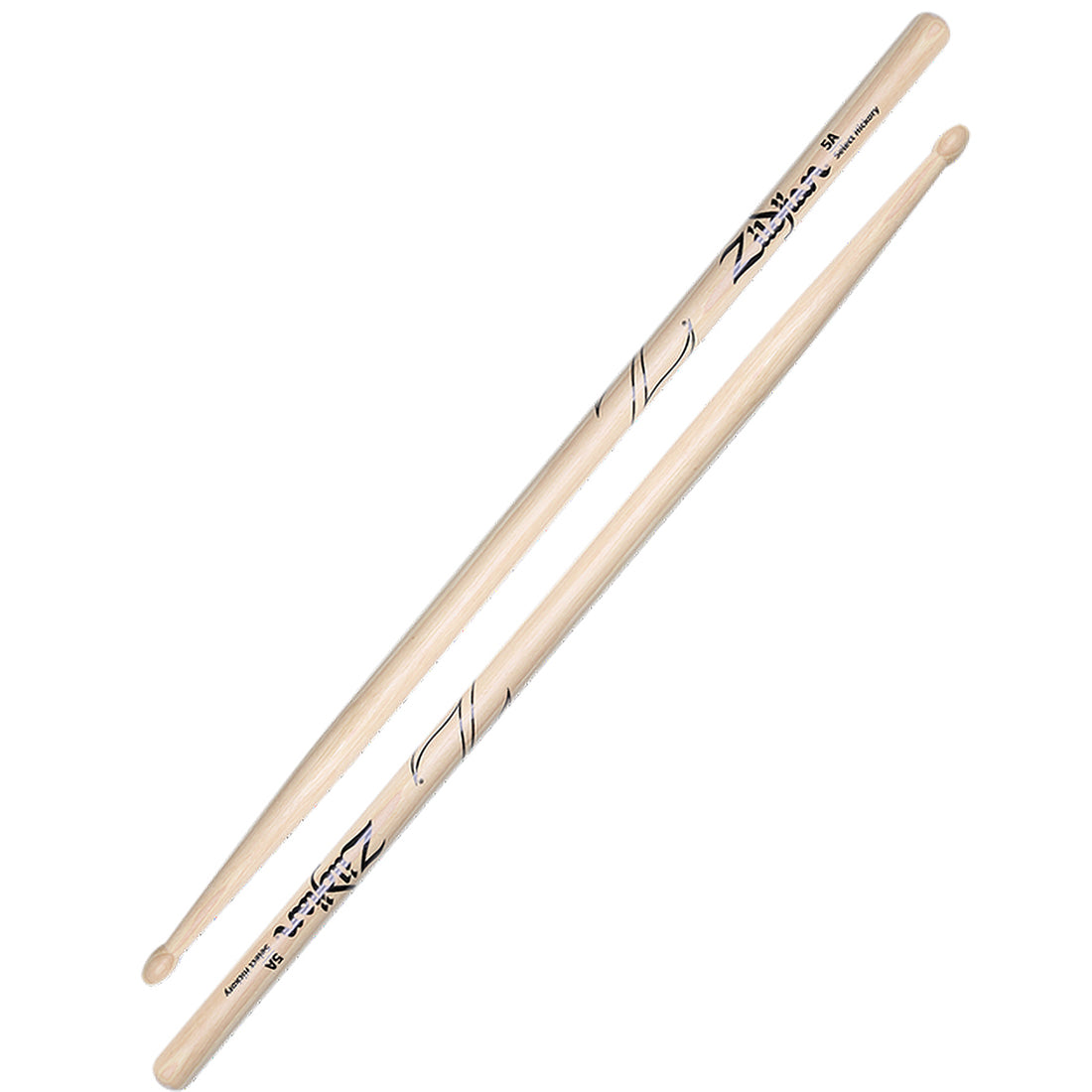 Zildjian ZSZ5A 5A Hickory Series Wood Tip Drumsticks