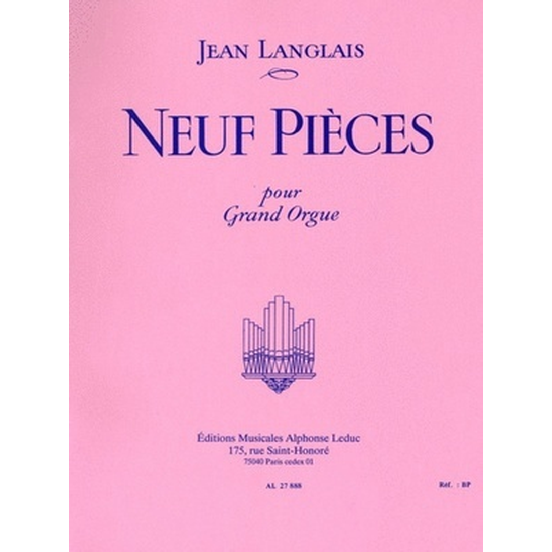 Nine Pieces For Organ Op 40