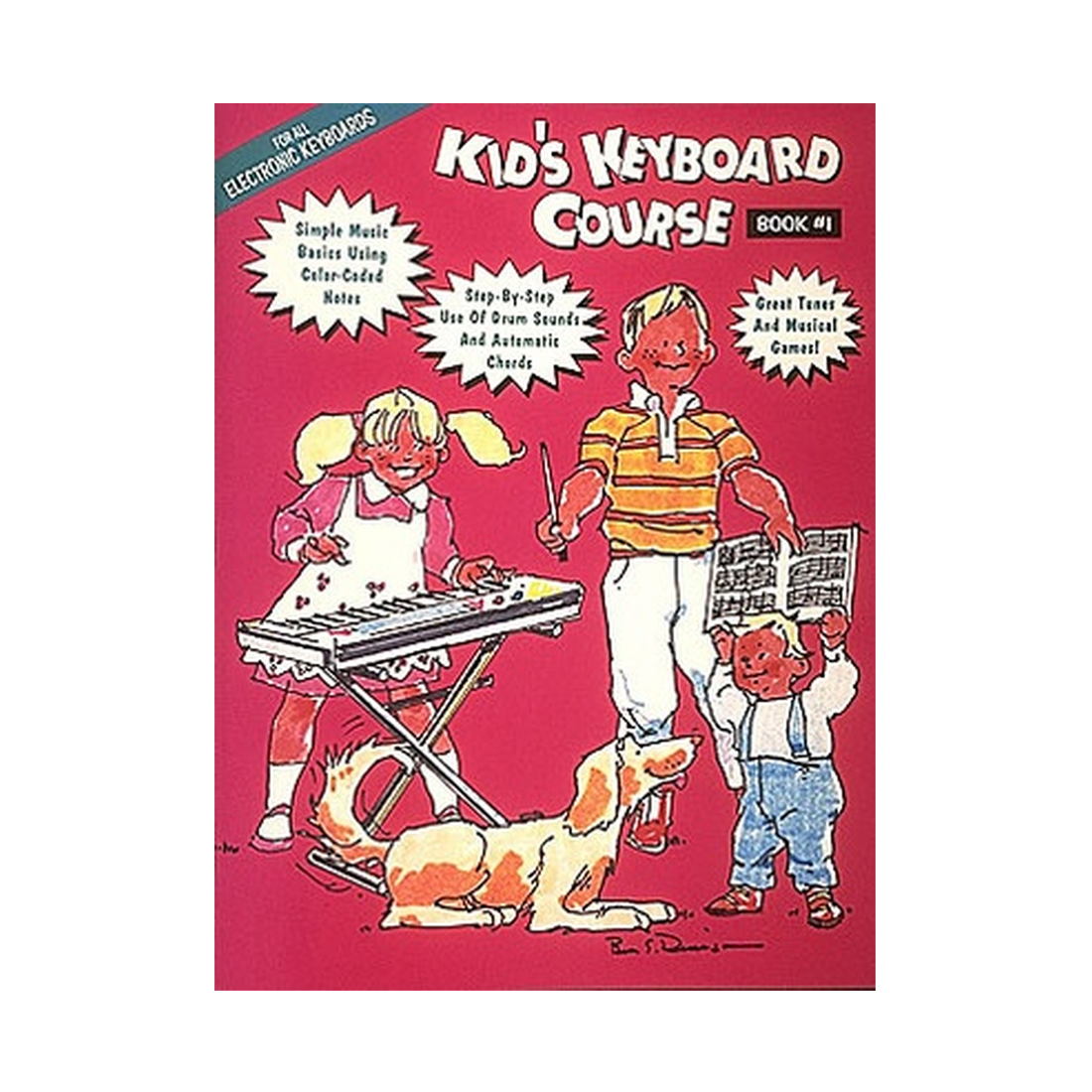 Kid's Keyboard Course - Book 1