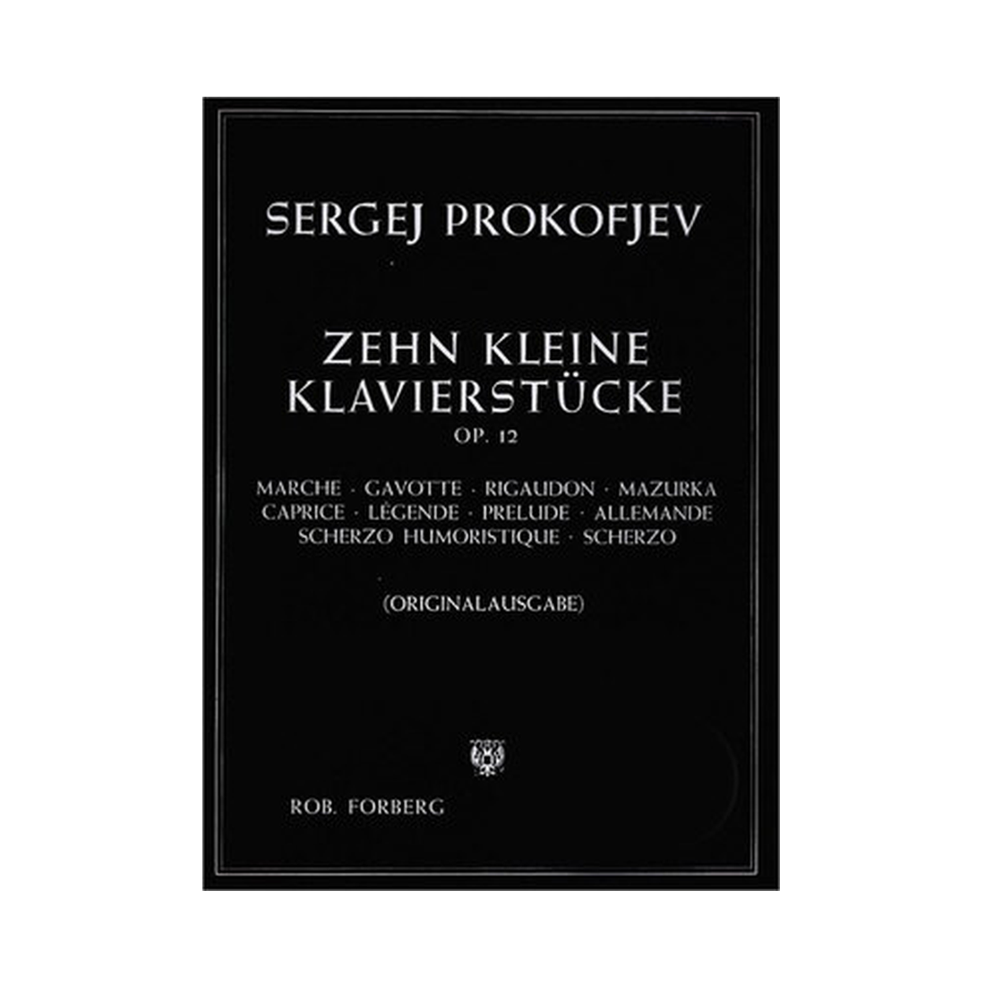 10 Small Piano Pieces Op. 12