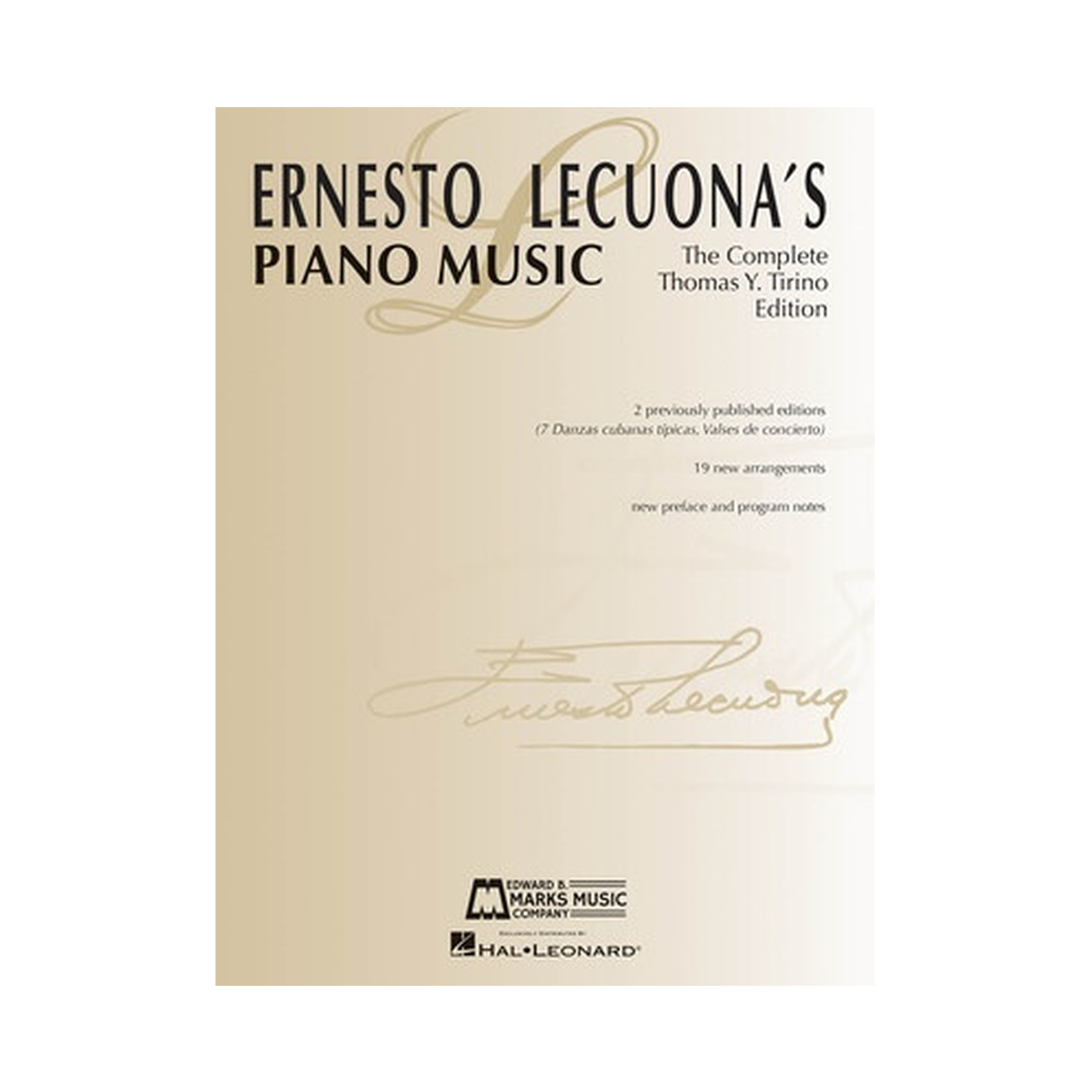 Ernesto Lecuona's Piano Music