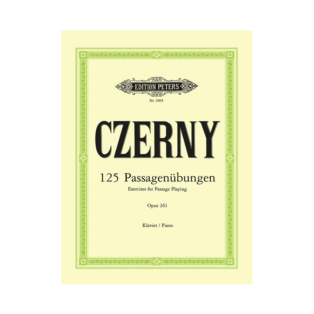 125 Exercises for Passage Playing Op. 261