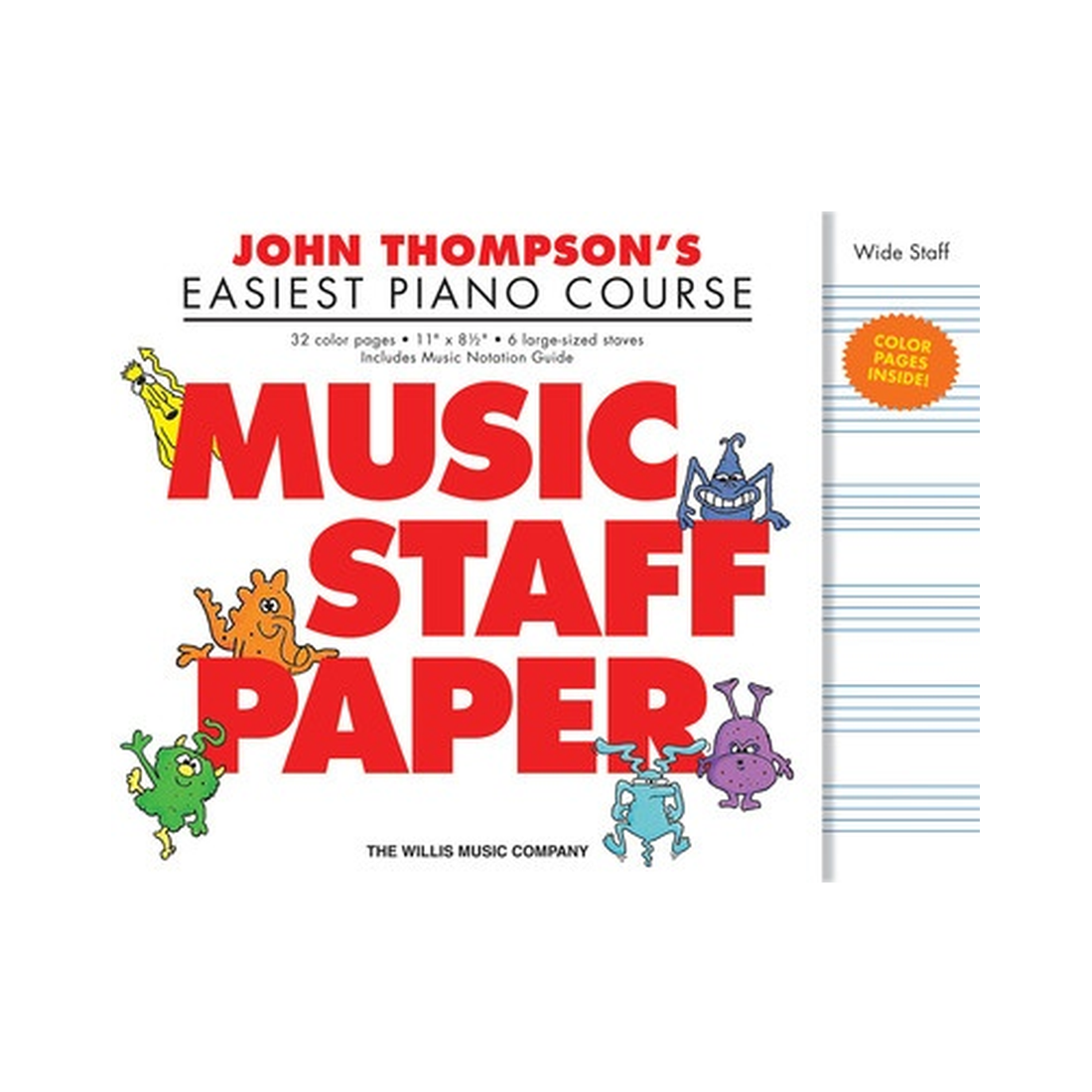 Easiest Piano Course - Music Staff Paper