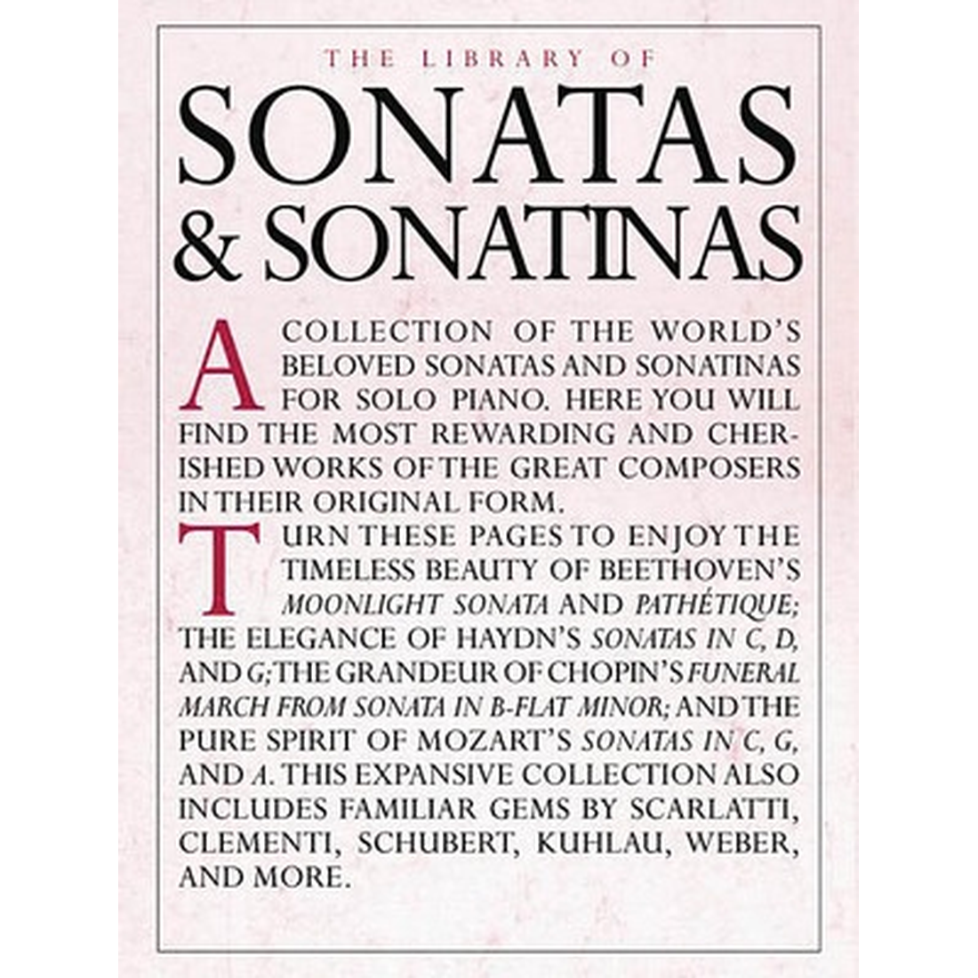 The Library of Sonatas & Sonatinas