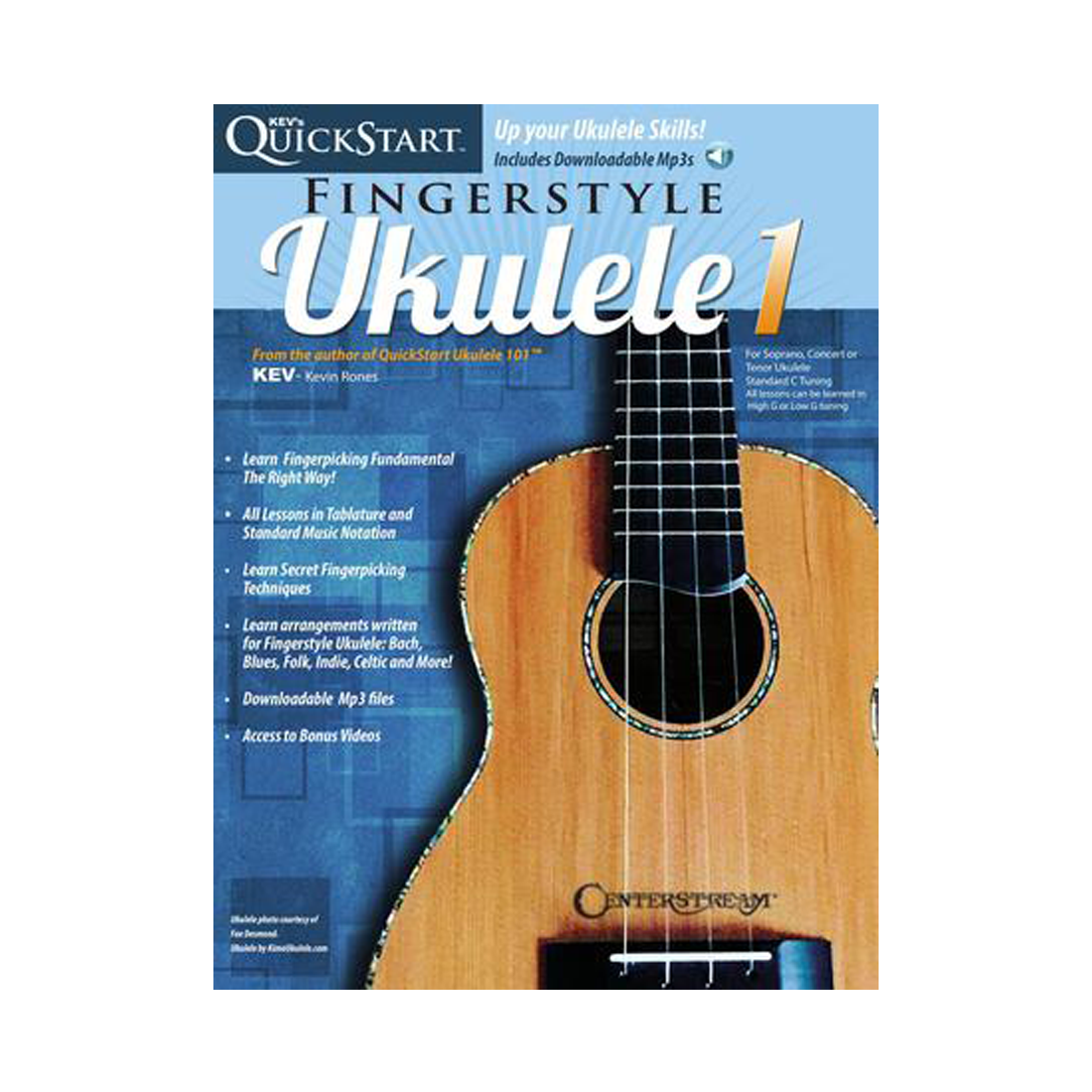 Kev's QuickStart for Fingerstyle Ukulele 1 - Revised Edition