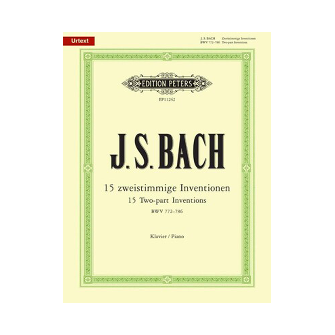 15 Two-Part Inventions BWV 772-786