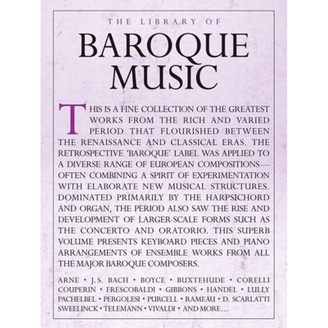 The Library of Baroque Music