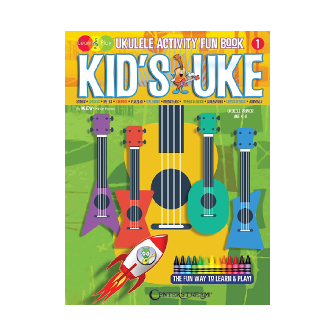 Kid's Uke - Ukulele Activity Fun Book