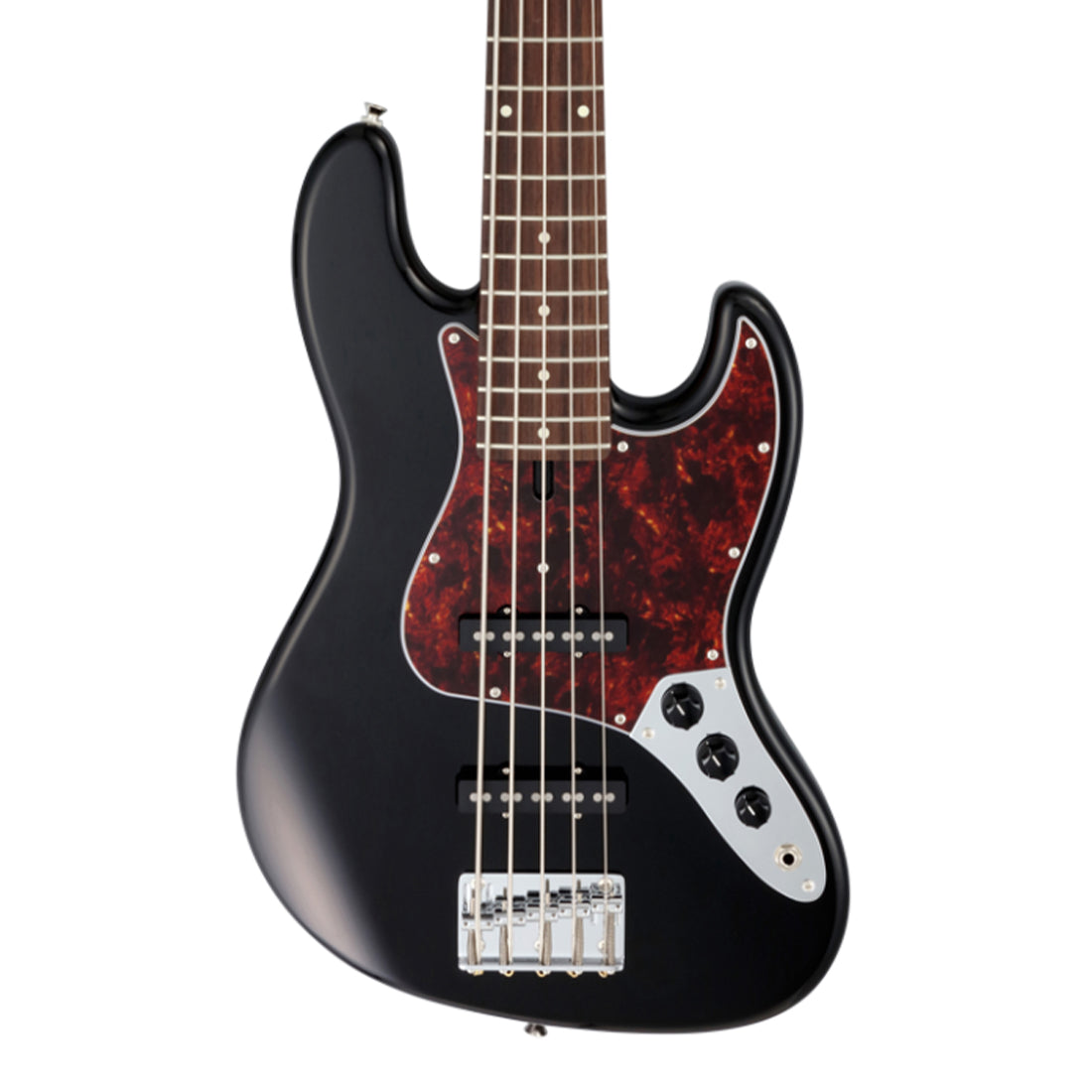 FGN NJB100RALV/BK Neo Classic JB 5-String Black Electric Bass Including Gig Bag