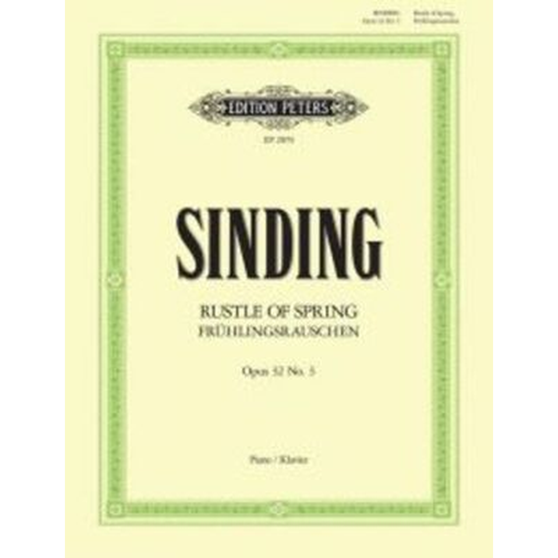 Rustle of Spring Op. 32 No. 3