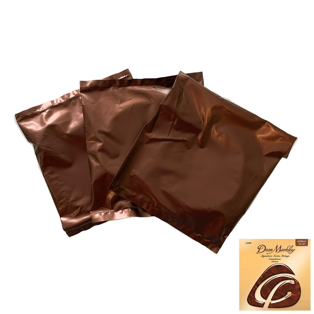 Dean Markley Acoustic Guitar Strings 12–54 (3-Pack) — VintageBronze™ Signature Series (Plain Packaging)