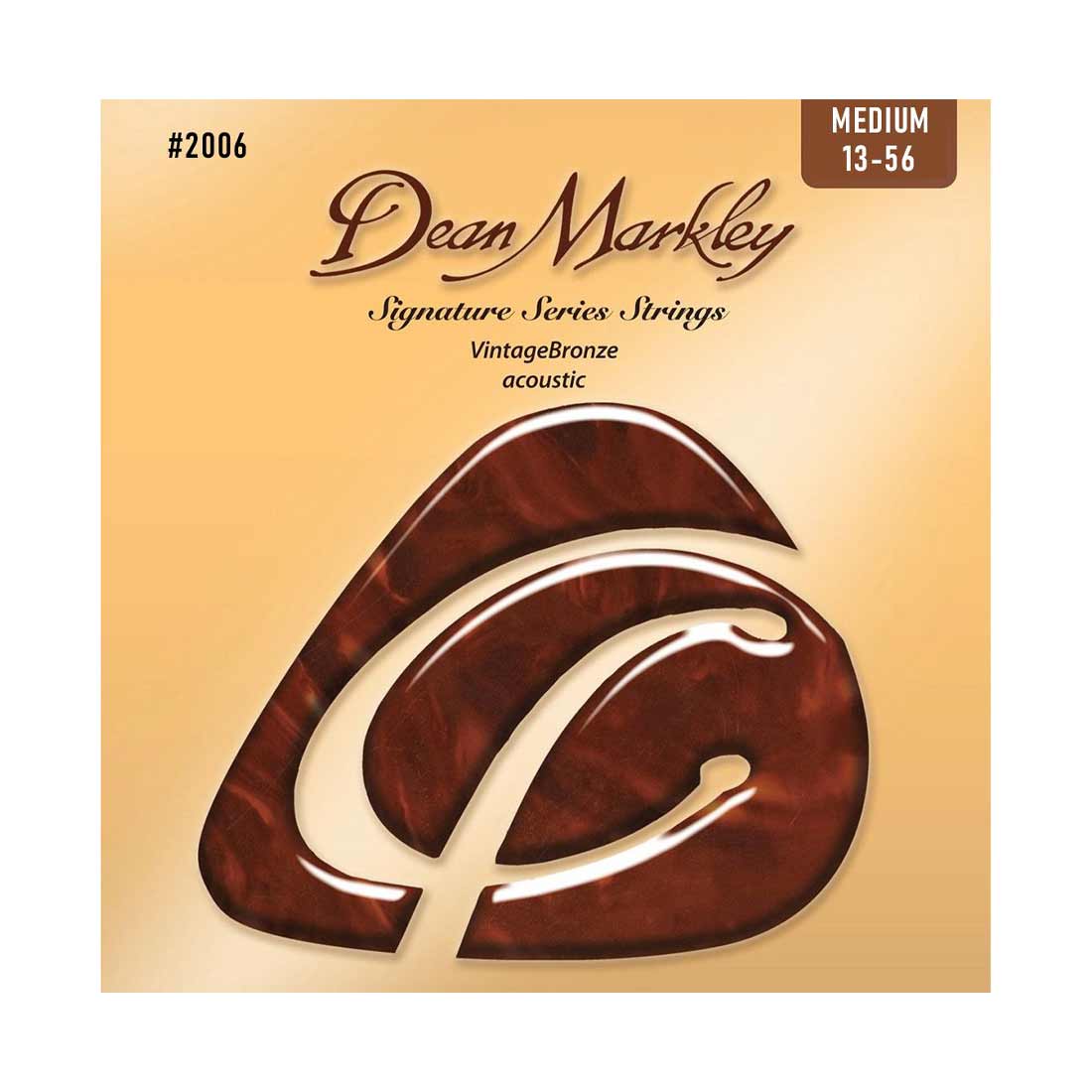 Dean Markley Vintage Bronze Medium Signature Series Acoustic Strings 13-56