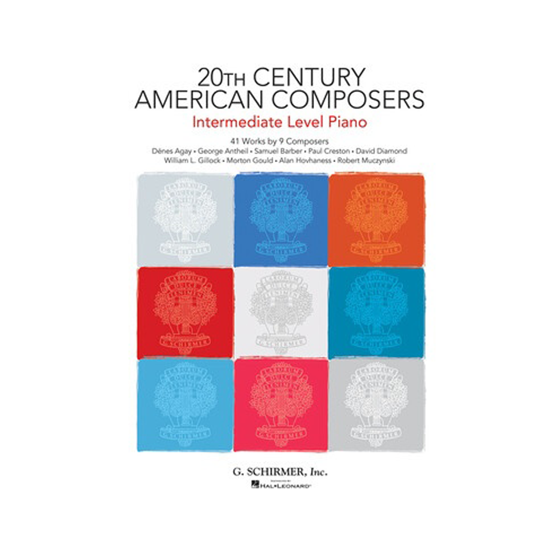 20th Century American Composers - Intermediate Level Piano