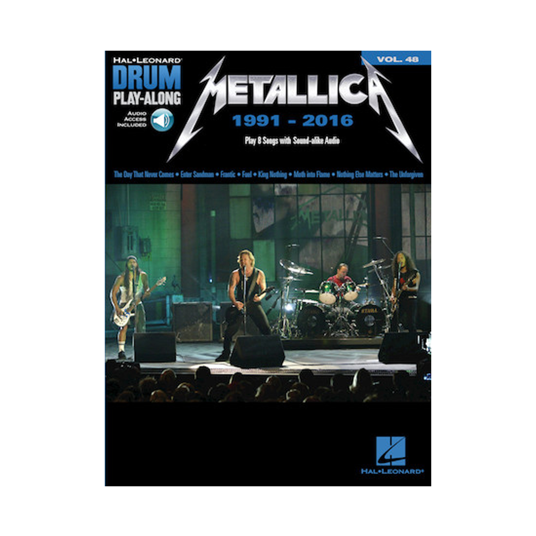Metallica 1991-2016 Drum Play-Along Volume 48