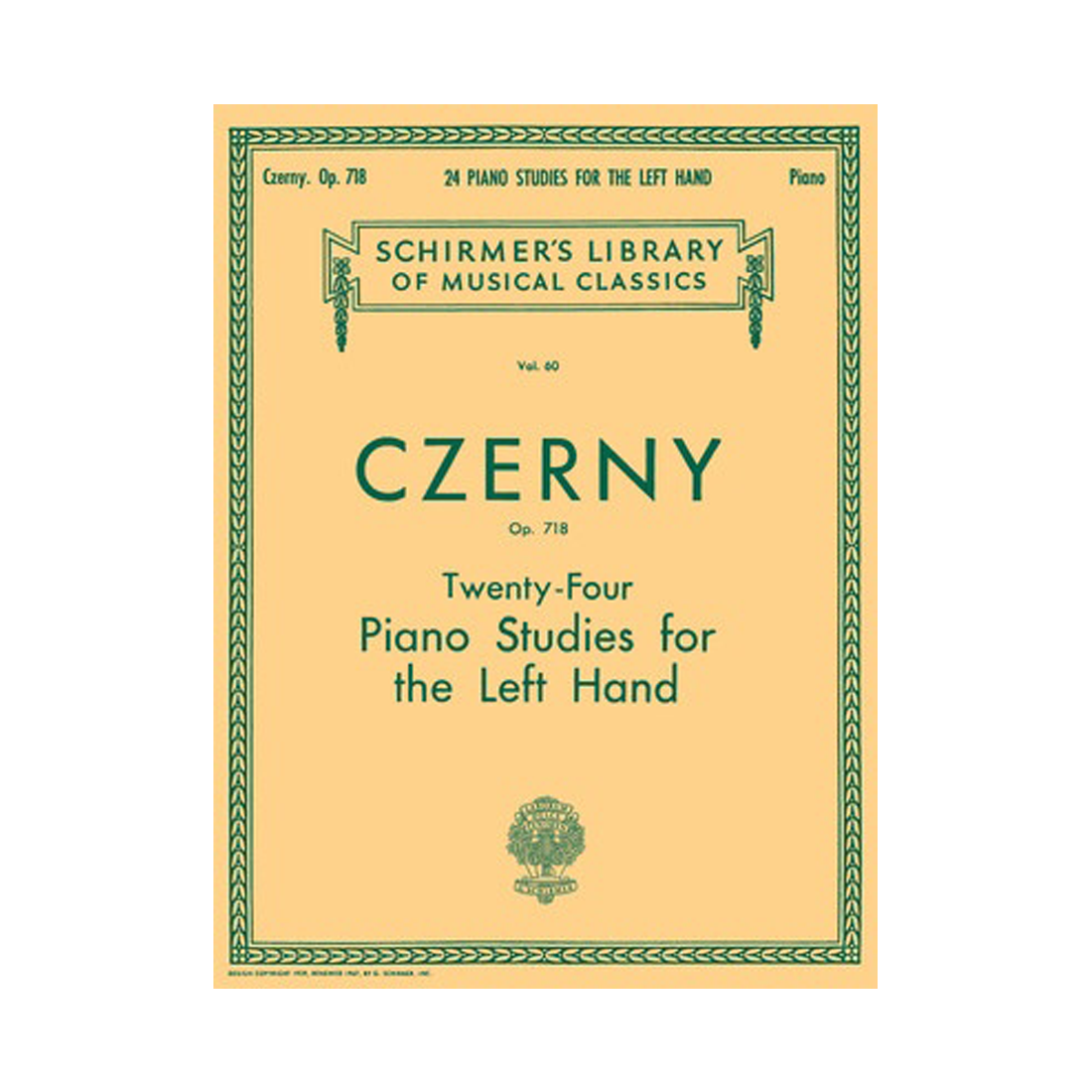 24 Studies for the Left Hand, Op. 718