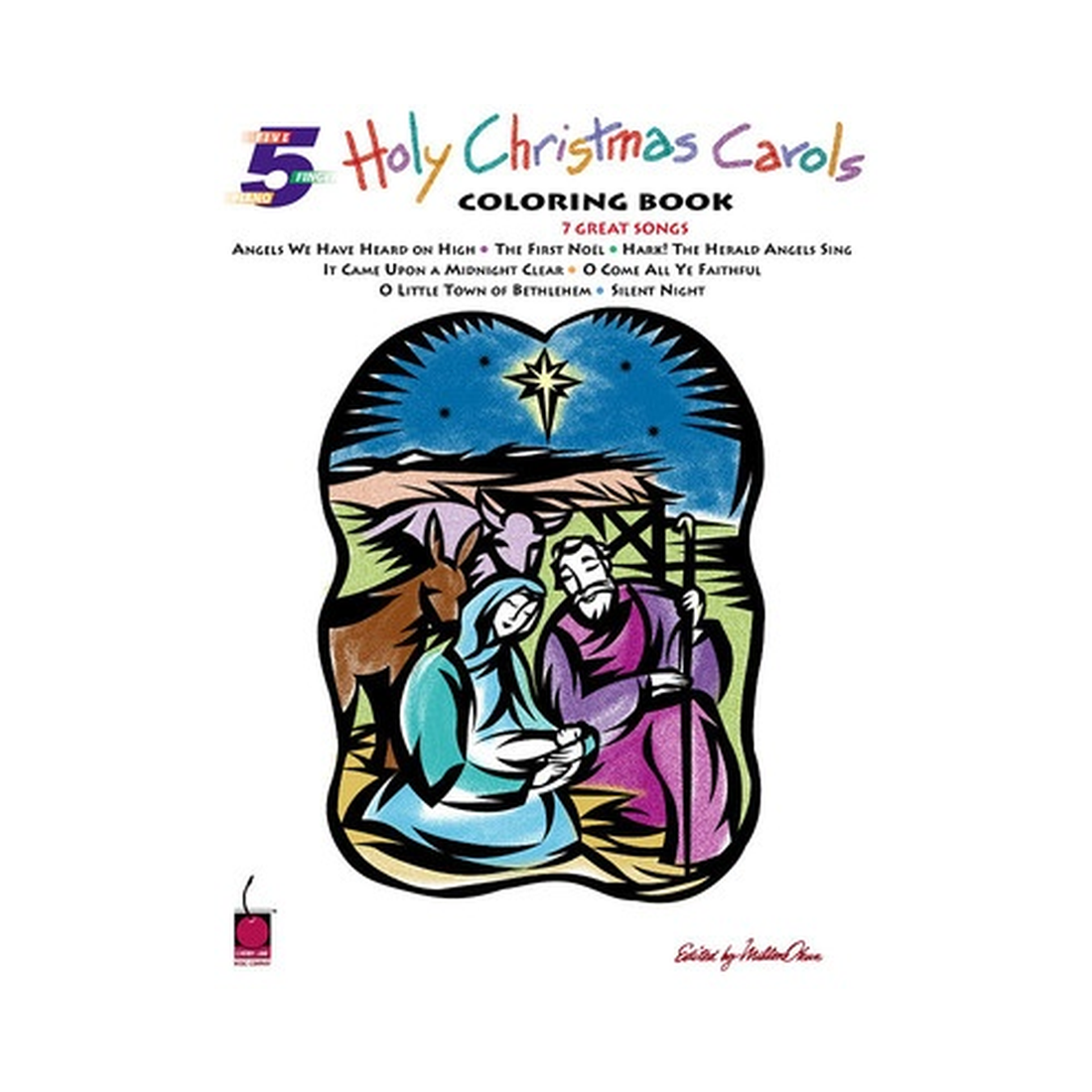 Holy Christmas Carols Coloring Book