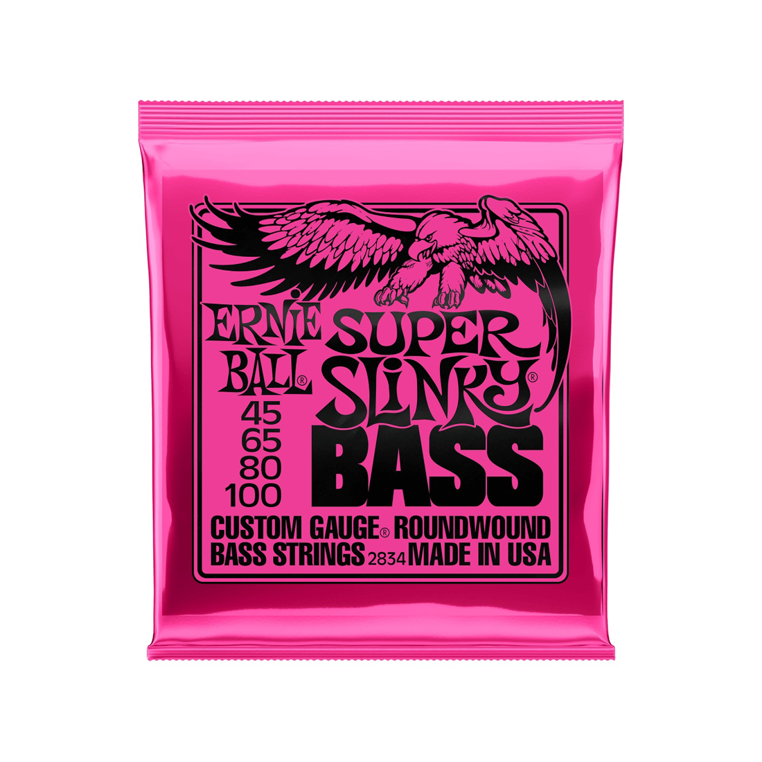 Ernie Ball E2834 Super Slinky 45-100 Bass Strings