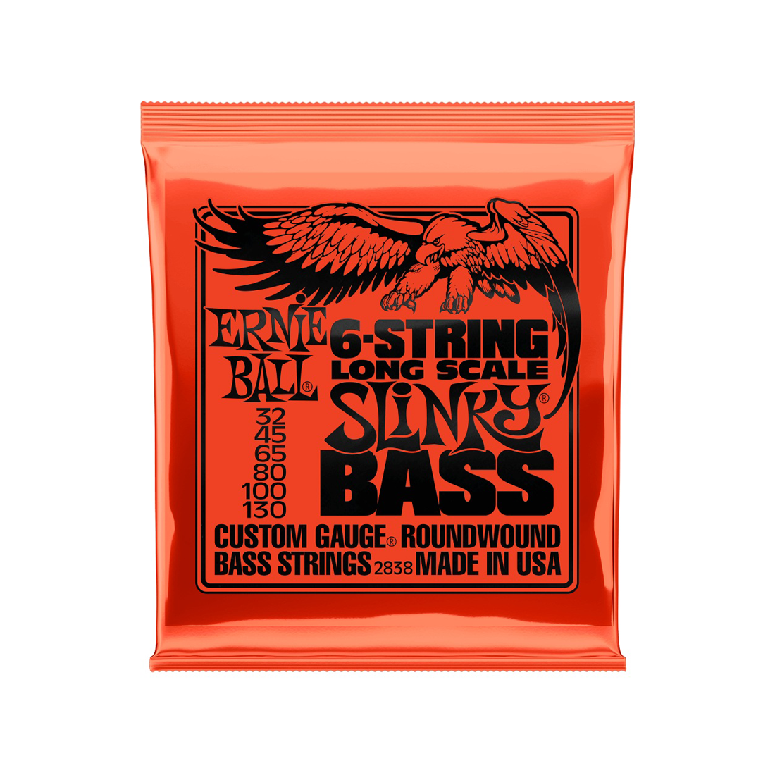 Ernie Ball 6 String 32-130 Bass Strings