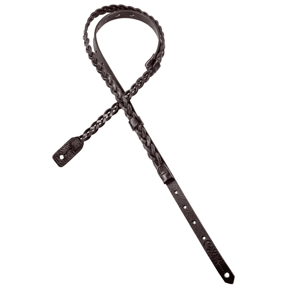 Right On Straps UKE-MANDOLINE Plait Black Strap