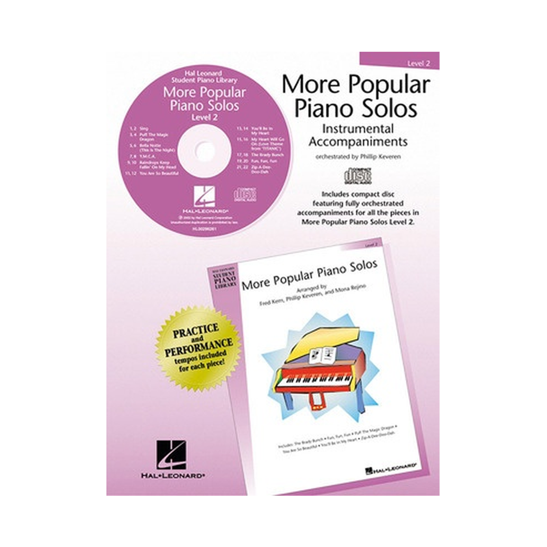 More Popular Piano Solos Level 2 - CD only