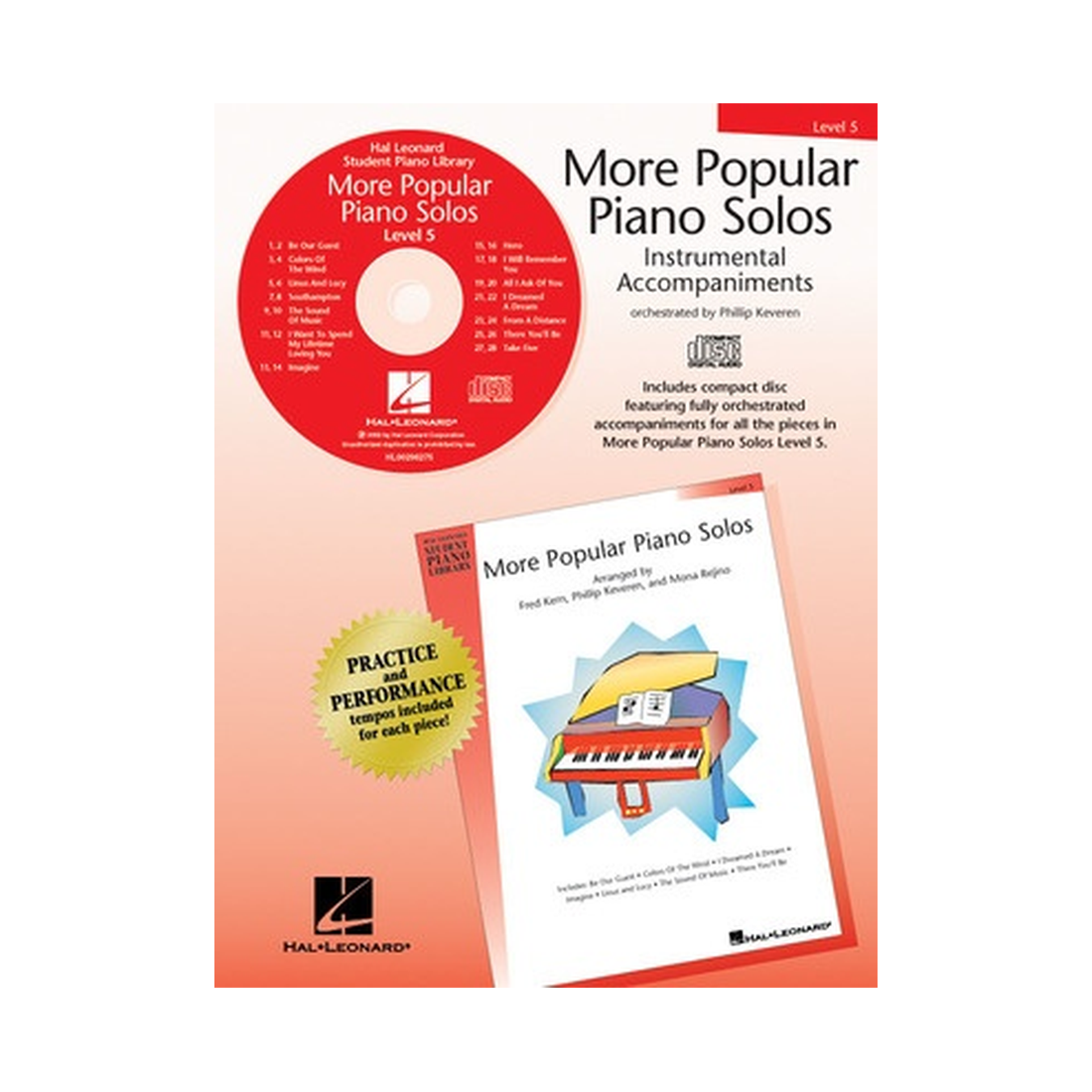 More Popular Piano Solos - Level 5 - CD