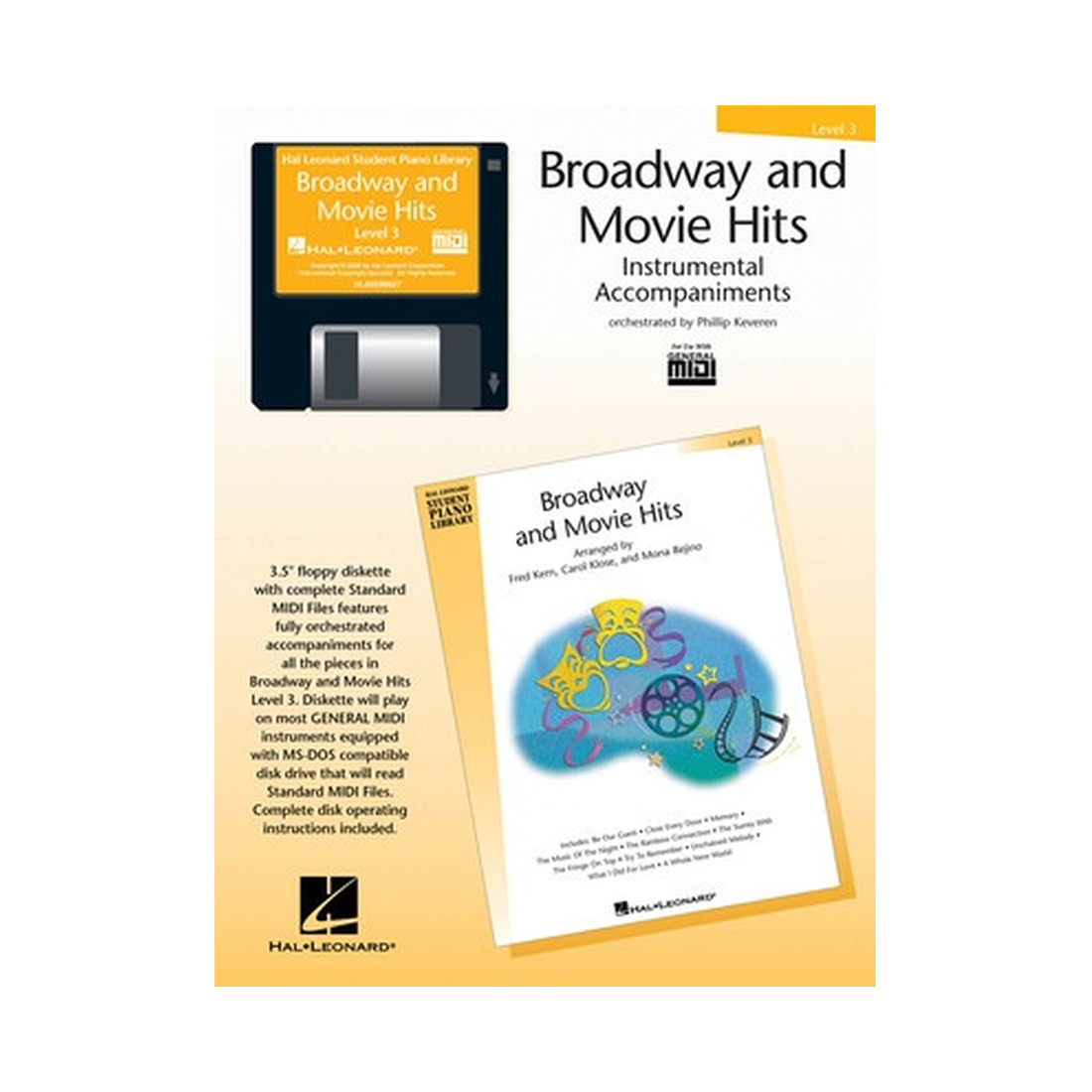 Broadway and Movie Hits - Level 3 - General MIDI Disk