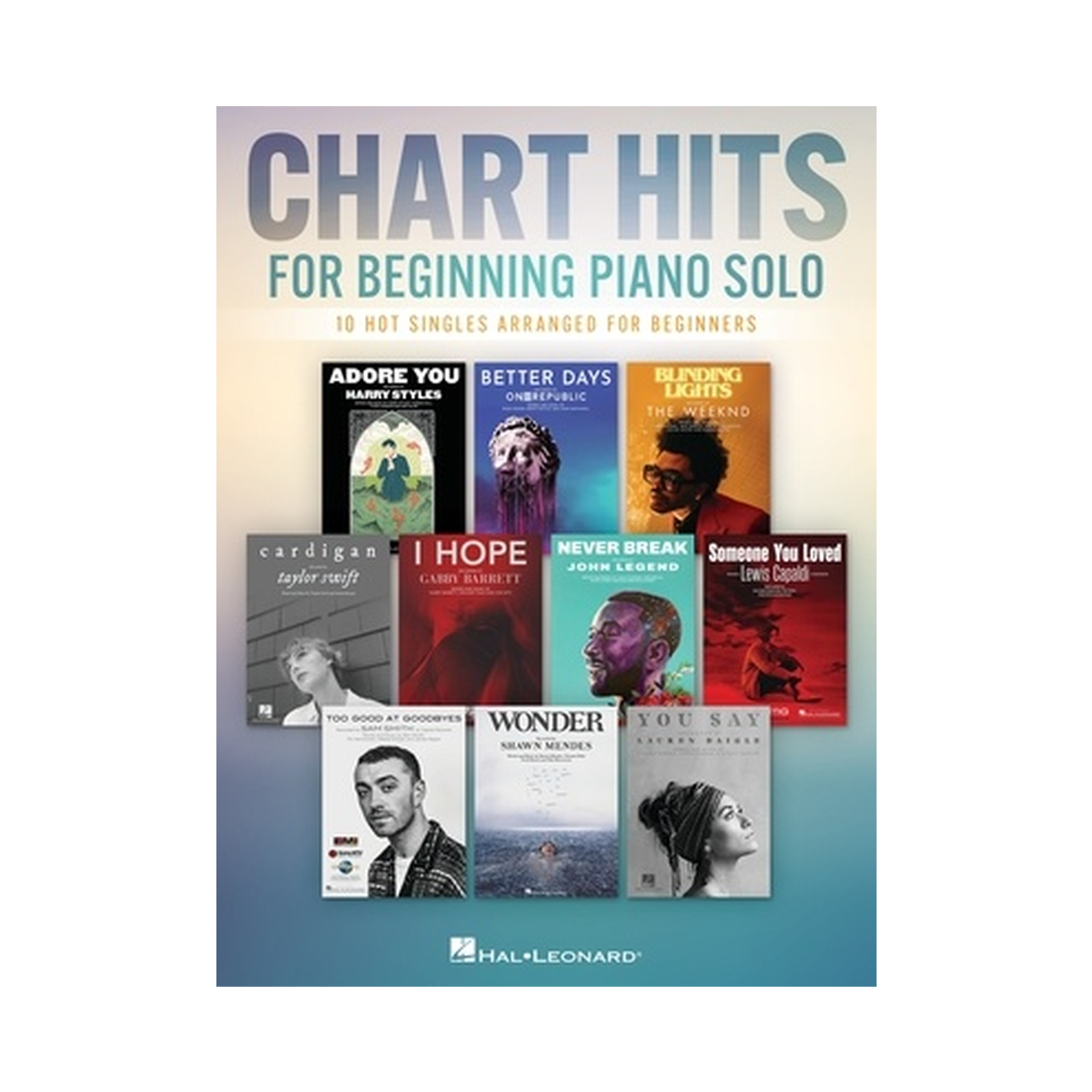 Chart Hits for Beginning Piano Solo