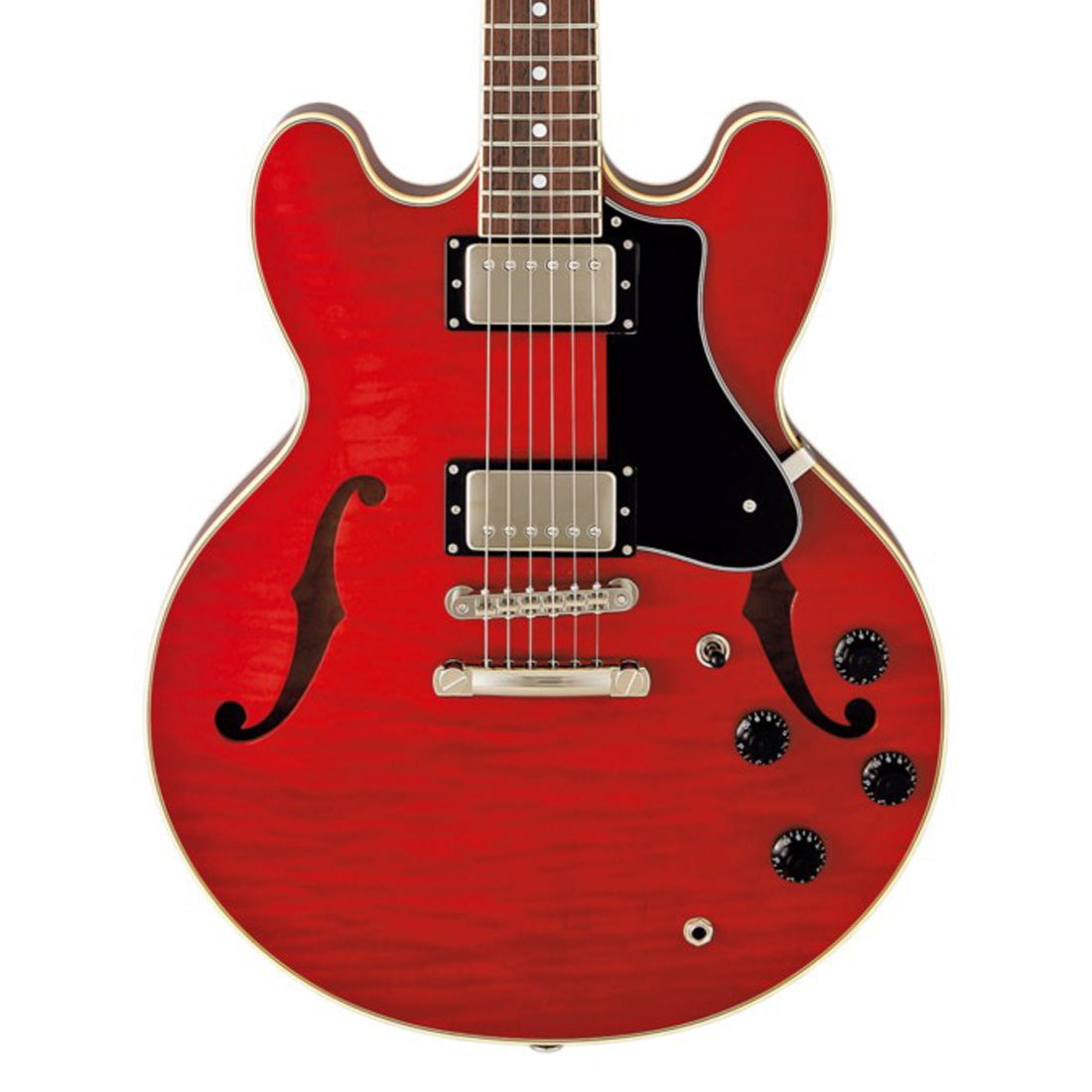 FGN MSA-HP/CH Masterfield Cherry Electric-Hollow Body Guitar Including Hardcase