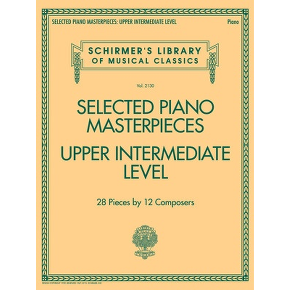 Selected Piano Masterpieces Upper Intermediate Level