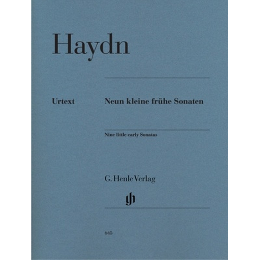 Nine little early Sonatas Hob. XVI:1, 3, 4, 7-10, G1, D1