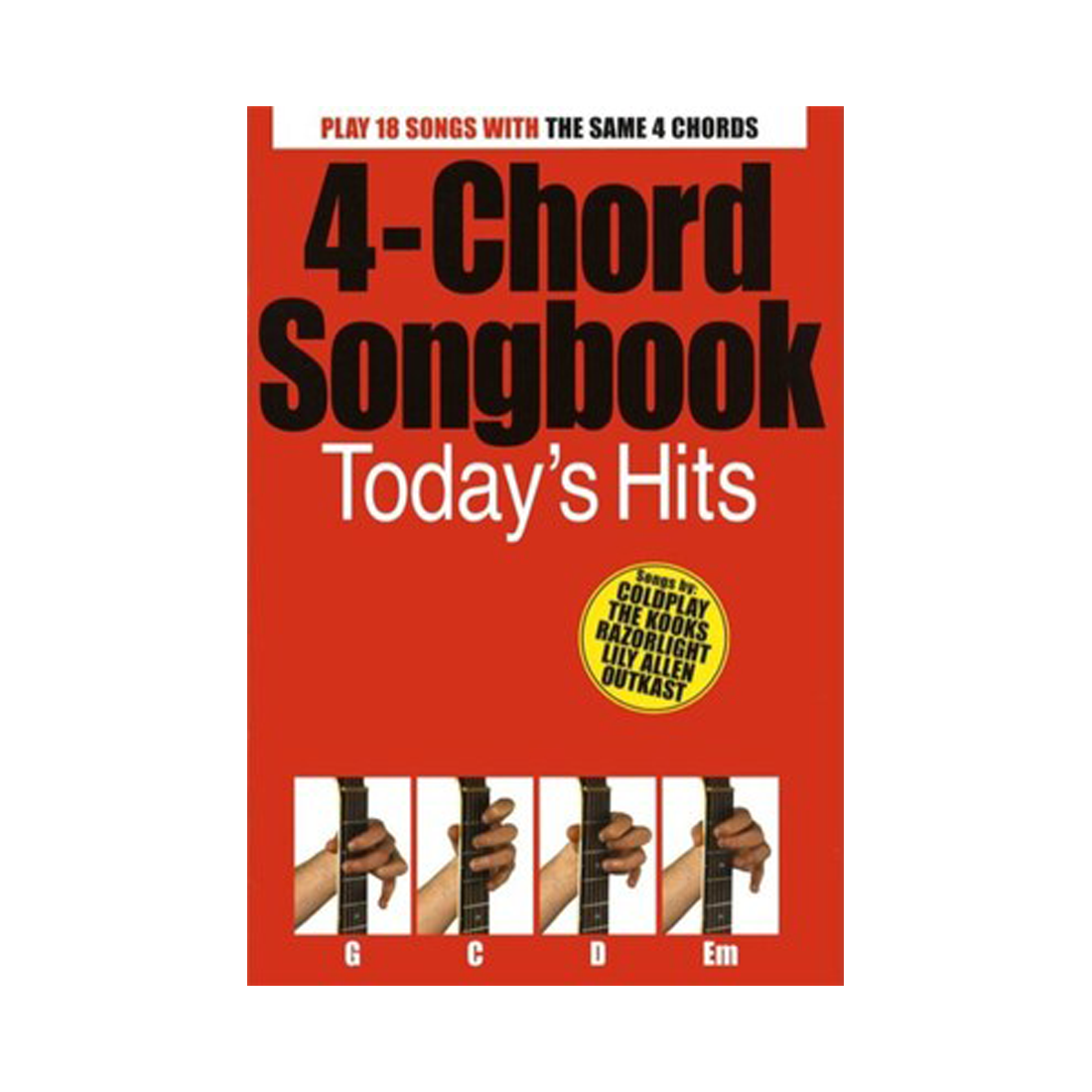 Libro di canzoni a 4 accordi, libro dei successi di oggi
