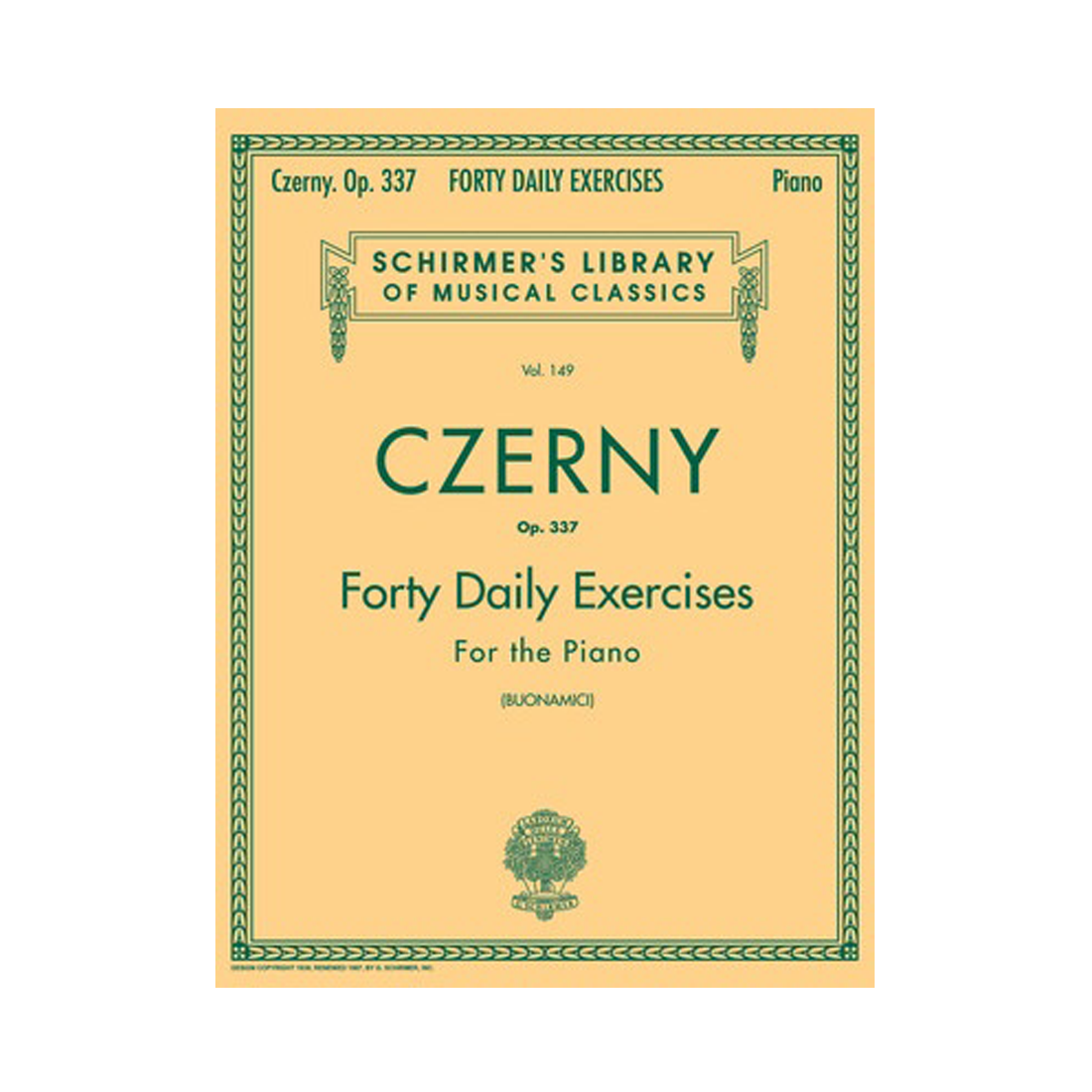 40 Daily Exercises, Op. 337