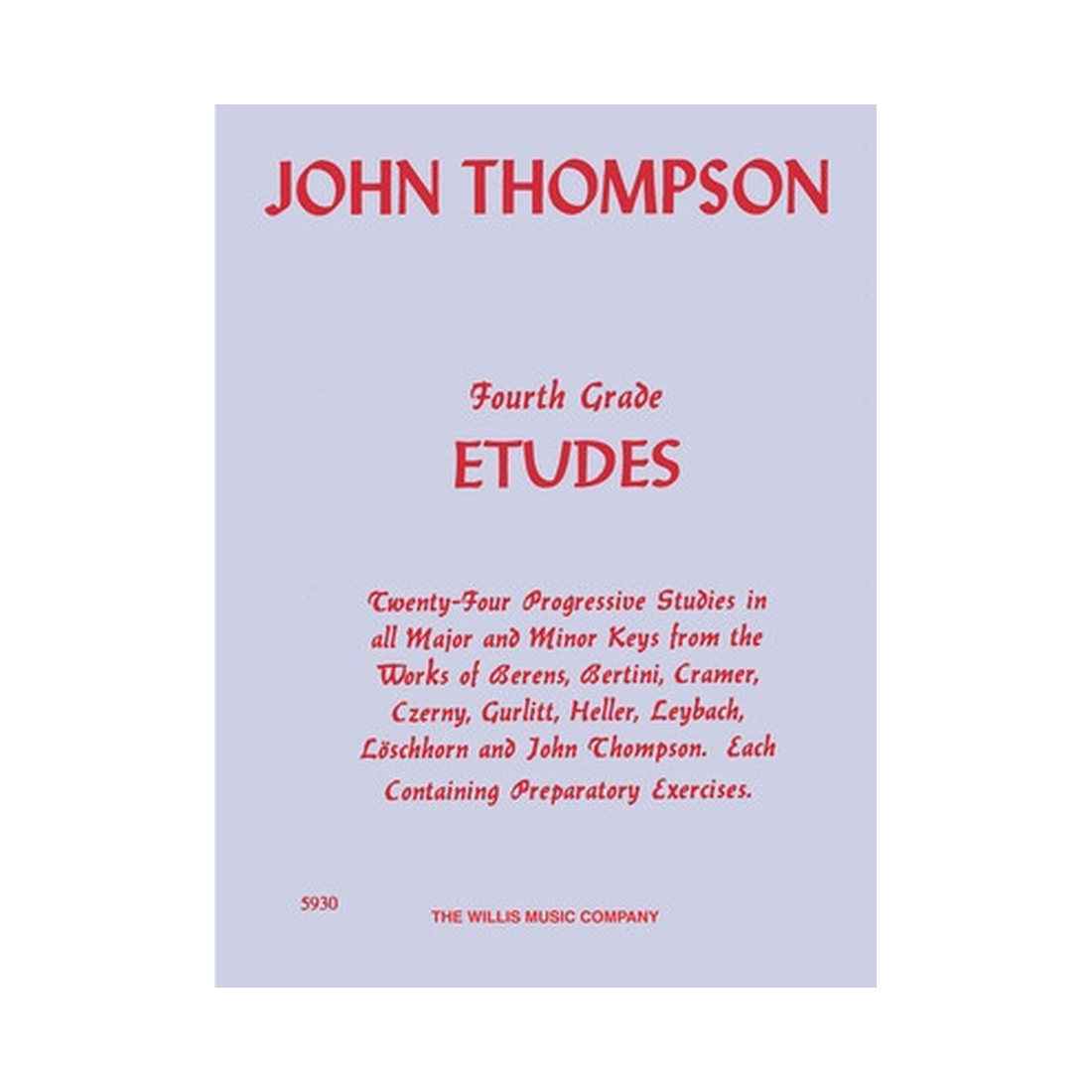 Fourth Grade Etudes