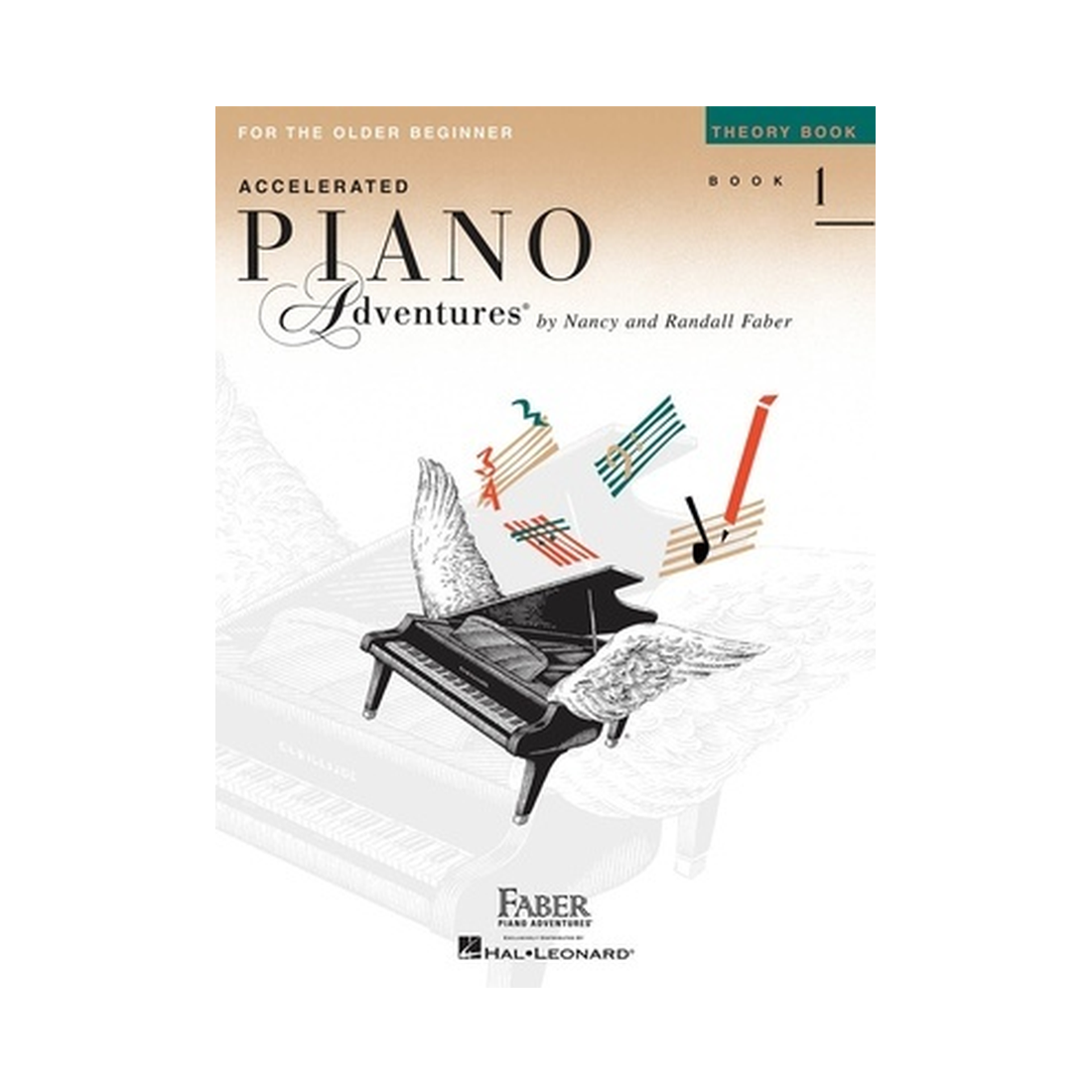 Avventure di pianoforte accelerate per principianti più grandi, libro di teoria 1, edizione internazionale