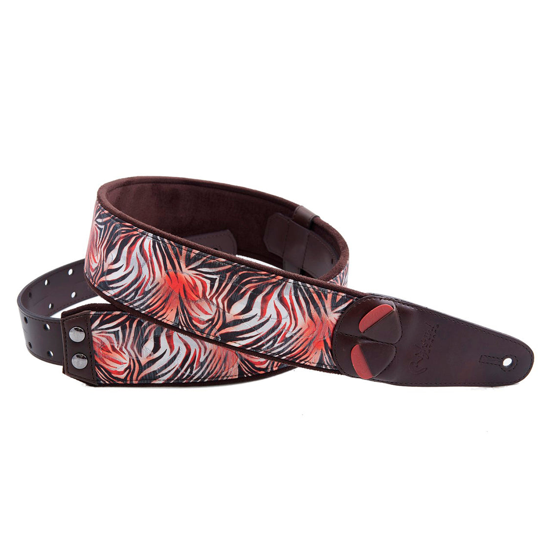 Right On Straps MOJO Jungle Orange Guitar Strap