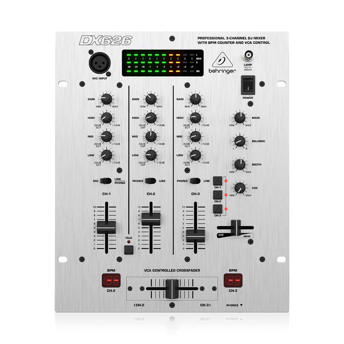 Behringer DX626 Pro Mixer 3-channel DJ Mixer