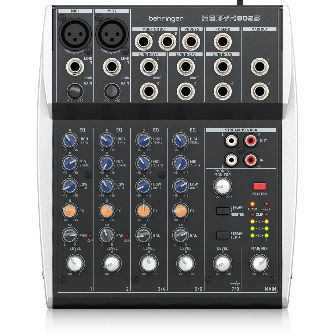 Behringer XENYX 802S Streaming Mixer