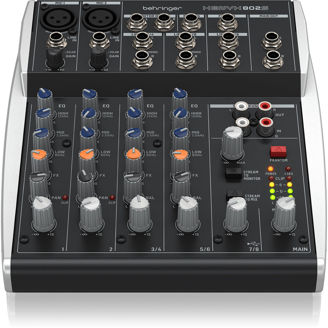 Behringer XENYX 802S Streaming Mixer