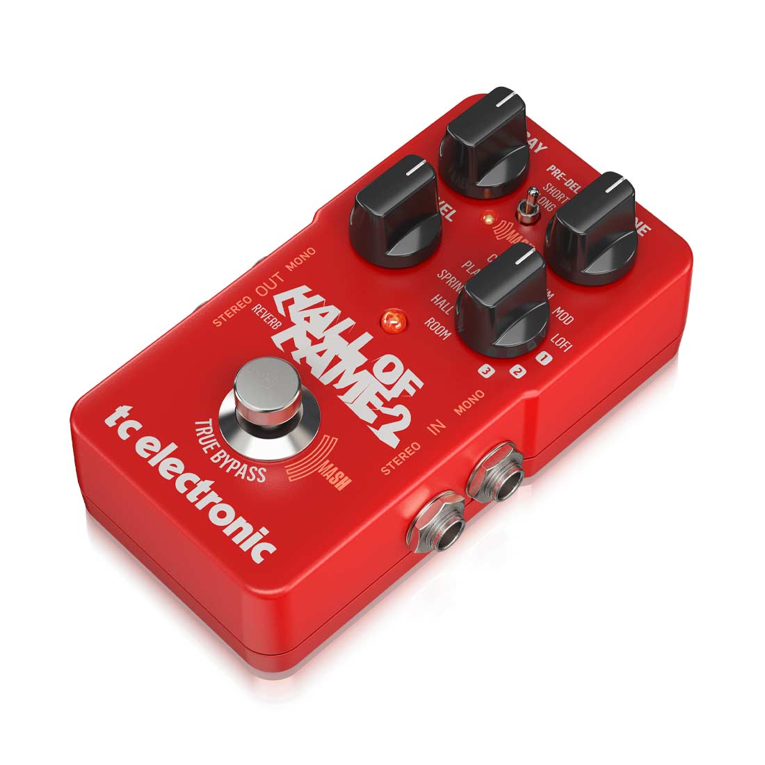 Pedale riverbero TC Electronic Hall Of Fame 2 con pedale di espressione e Reverb Octave Shifter 
