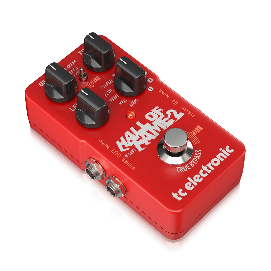Pedale riverbero TC Electronic Hall Of Fame 2 con pedale di espressione e Reverb Octave Shifter 