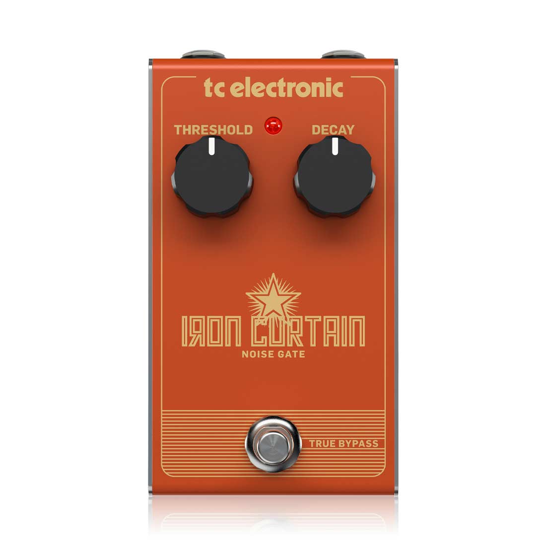TC Electronic TC-IRON-CURTAIN Ultra Fast and Efficient Noise Gate with 2 Knob Interface Pedal