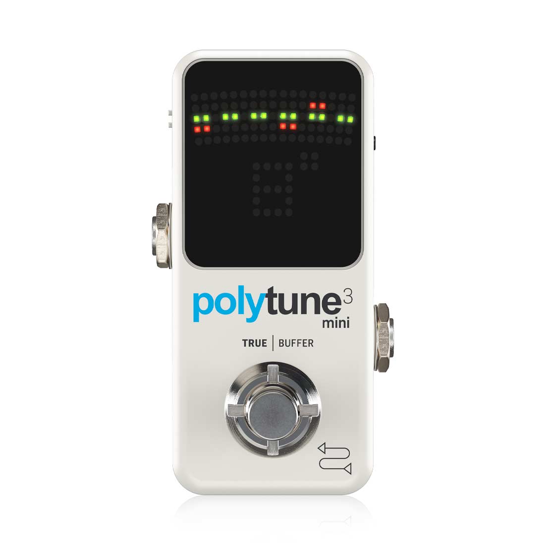 TC Electronic TC-PT3-MINI Polytune Mini Polyphonic Tuner with Multiple Tuning Modes and Built-In Bonafide Buffer