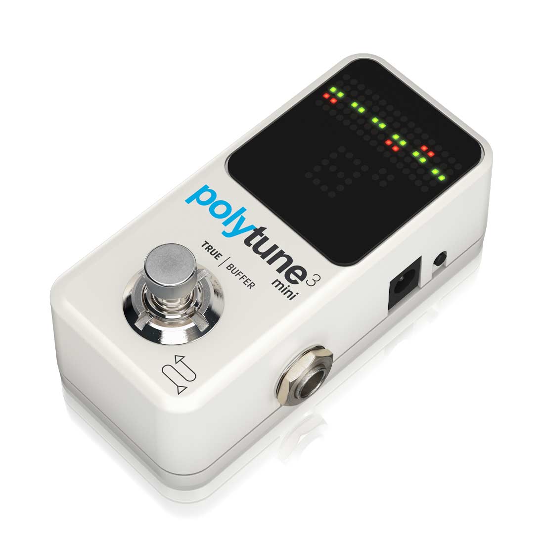 TC Electronic TC-PT3-MINI Polytune Mini Polyphonic Tuner with Multiple Tuning Modes and Built-In Bonafide Buffer